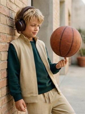 Civil Boys Pike 6-9 Yaş Yelek - Bej