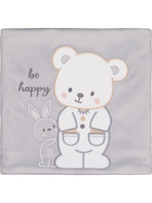 Albimini Tavşanlı Ayı Battaniye - Gri