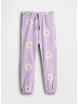 Gap Lastikli Paça Koyu Lila Kız Çocuk Eşofman Altı 872764001