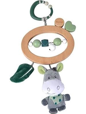 100005880, Eichhorn Baby Hipp, Sallamalı Oyuncak, Halkalı ve Çıngıraklı, Peluş Eşek Figürlü