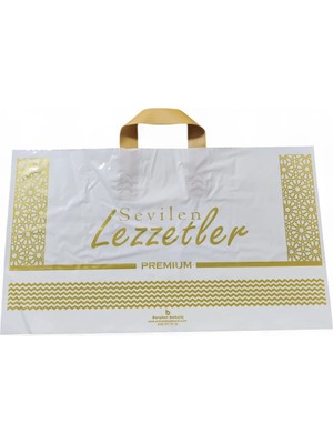 Tatlı Poşeti (Kulplu) 500 gr 40X22 cm - 50 Adet