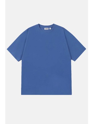 Vaneda Vany Erkek Regular Fit Bisiklet Yaka T-Shirt Mavi