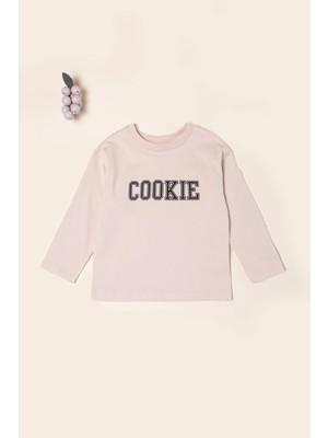 Vauva Sweat Uzun Kollu Ince Tişört Baskılı Uzun Kollu Kız Erkek Sweat