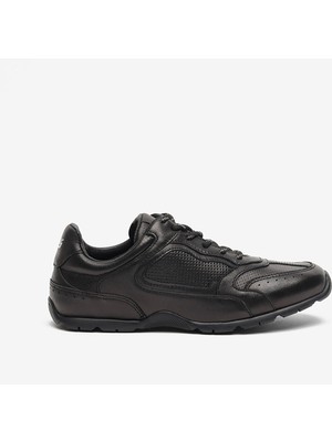 Greyder Kadın Siyah Hakiki Deri Spor Ayakkabı 6Y2UA34451