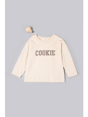 Vauva Sweat Uzun Kollu Ince Tişört Baskılı Uzun Kollu Kız Erkek Sweat