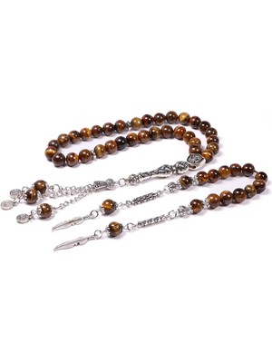 Tesbihkenti Ahşap Kutulu Sevilen Set Zaza ve 33'lük Kaplan Gözü Tesbih