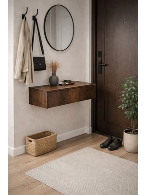 Feyza Design Yüksekliği 18 cm Genişliği 60 cm Çok Renkli Mdf Dresuar
