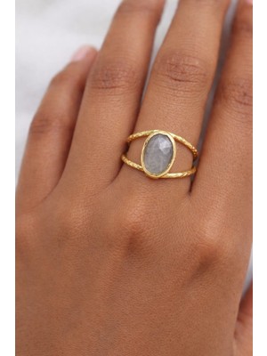 Feyz Tasarım Feyz Ay Sisi Labradorit Yüzük