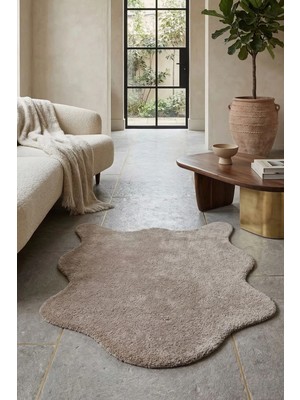 Dekozer Puffy Yumuşak Peluş Post Halı | Kaymaz,yıkanabilir,antre,hol,giyinme Odası, Makyaj Masası Halısı