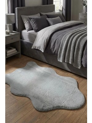 Dekozer Puffy Yumuşak Peluş Post Halı | Kaymaz,yıkanabilir,antre,hol,giyinme Odası, Makyaj Masası Halısı