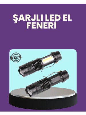 Feedback Suya Dayanıklı 4 Modlu Mini LED El Feneri