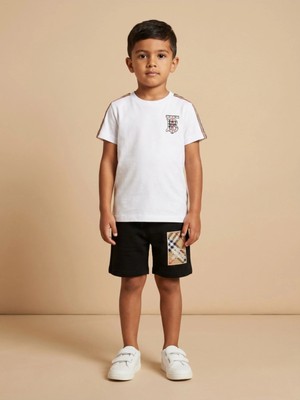 Alyakids Erkek Çocuk Pamuklu Penye Şortlu Takım