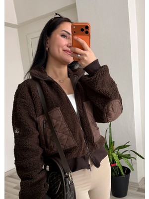 Peluş Astarlı Bomber Ceket