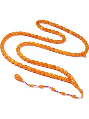 Tesbihkenti Özel Işçilik Sıkma Kehribar Namaz Tesbihi