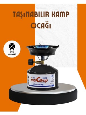 Feedback Taşınabilir Metal Gövdeli Kamp Ocağı Seti