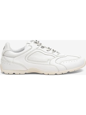 Greyder Kadın Beyaz Hakiki Deri Spor Ayakkabı 6Y2UA34451