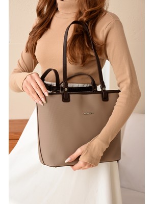 Just Polo Just&polo Kadın Kum-Kahve El ve Omuz ÇANTASI-BD6049