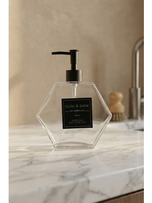 Acar Raschel Cam Sıvı Sabunluk - 500 ml