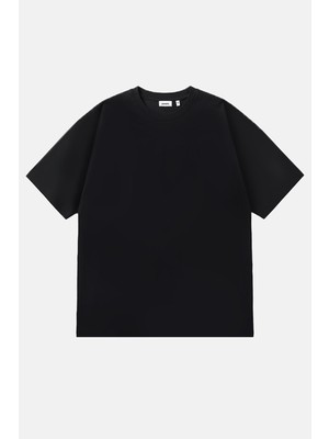 Vaneda Vany Erkek Regular Fit Bisiklet Yaka T-Shirt Siyah