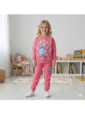 Alyakids Kız Çocuk Sevimli Karakter Baskılı Takım