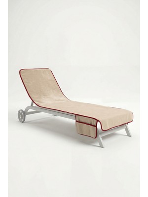 Anılsan Alia Şezlong Havlusu %100 Pamuk 76X216- Vizon