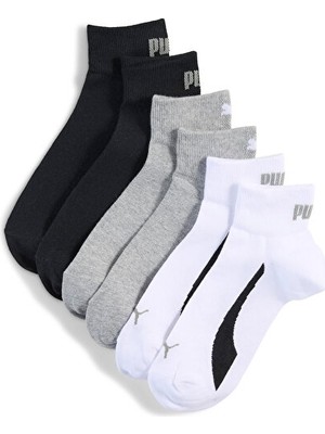 Puma Lifestyle Quarte Çorap (3 Çift) 93858202 Beyaz