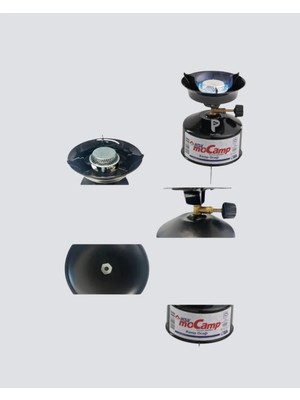 Feedback Taşınabilir Kamp Ocağı Seti Pişirme Alanı Ayarlanabilir Alev