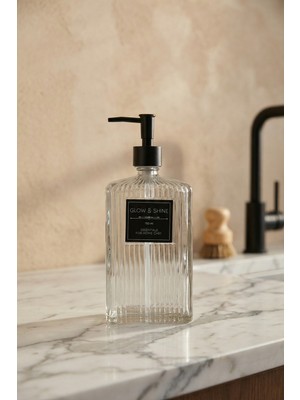 Acar Raschel Cam Sıvı Sabunluk Şeffaf - 780 ml