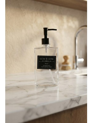 Acar Raschel Cam Sıvı Sabunluk - 350 ml