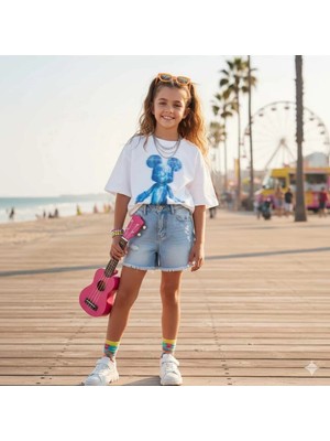 Alyakids Kız Çocuk Tshort Mickey Baskılı