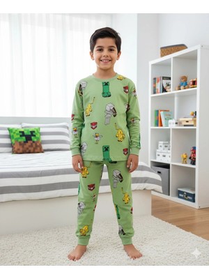Alyakids Erkek Çocuk Pijama Takımı