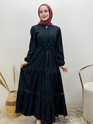 JOOQSTORE Rahat Kesim Poplin Elbise