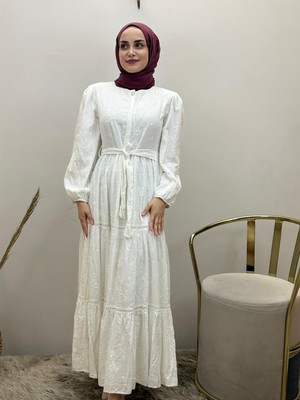 JOOQSTORE Rahat Kesim Poplin Elbise