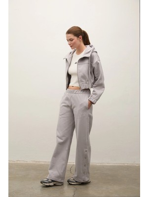 More Active Fall Düz Paçalı Çıtçıt Detaylı Jogger