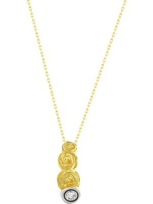 Gimora Flora Pırlanta Kolye