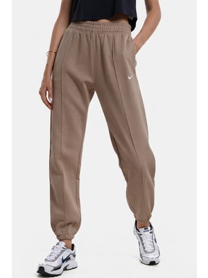 Nike Sportswear Loose Fit Pant Bol ve Uzun Kesim Eşofman Altı Koyu Kahverengi