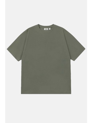 Vaneda Vany Erkek Regular Fit Bisiklet Yaka T-Shirt Haki