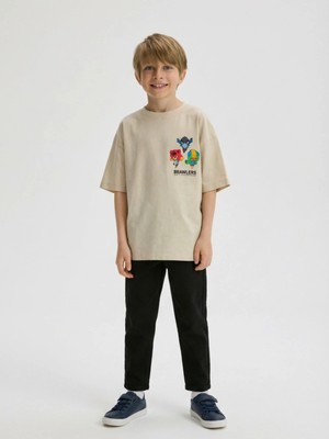 Alyakids Erkek Çocuk Brawlers Stars Oyun Temalı %100 Pamuklu Rahat Kalıp Çocuk Tişört