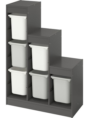 IKEA Çok Renkli Dayanıklı Saklama Ünitesi 99X44X94 cm Çocuk Odası Oyuncak Dolabı Düzenleyici