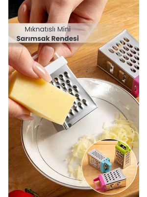 Orvila Mıknatıslı Mini Sarımsak Rendesi - Buz Dolabına Yapıştırılabilir