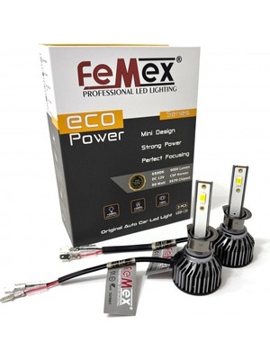 Femex Fiat Albea 2002-2005 Sis Far LED Ampul Eco Power H1