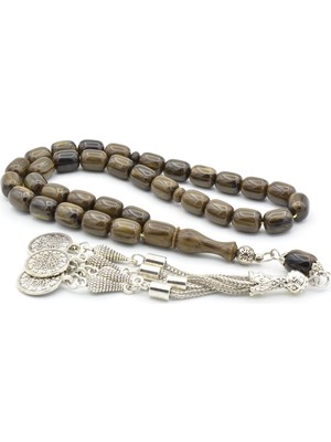 Murty99 Kapsül Kesim Iri Boy Hareli Yeşil Katalin Tesbih