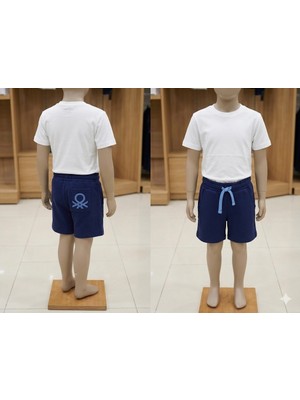 Benetton Erkek Çocuk Lacivert Şort