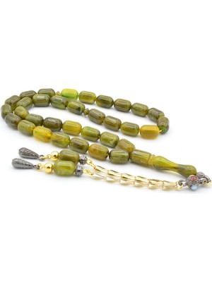 Murty99 Kapsül Kesim Hareli Yeşil Beyrut Kehribar Tesbih