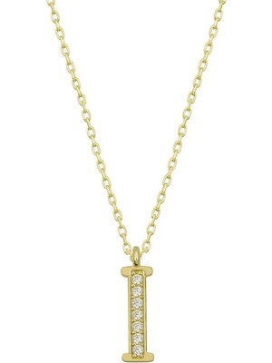 Inure Jewelry Gümüş Gold I Harfi Kadın Kolye