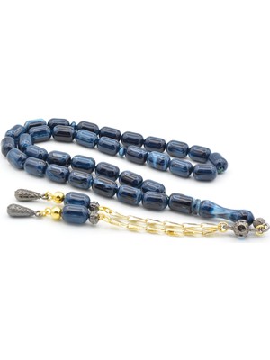 Murty99 Kapsül Kesim Hareli Lacivert Beyrut Kehribar Tesbih