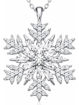 Inure Jewelry Gümüş Kar Tanesi Kolye