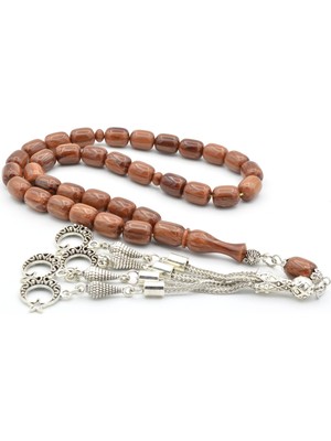 Murty99 Kapsül Kesim Iri Boy Hareli Kahverengi Katalin Tesbih