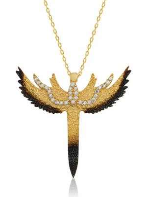 Inure Jewelry Gümüş Kılıç Bayan Kolye