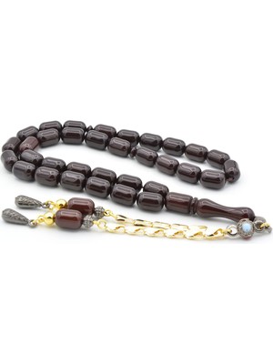 Murty99 Kapsül Kesim Bordo Beyrut Kehribar Tesbih